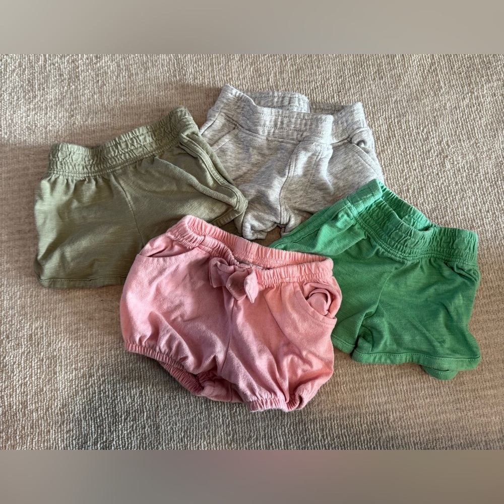 Garanimals Kids Shorts Set - Pink, Green, Gray